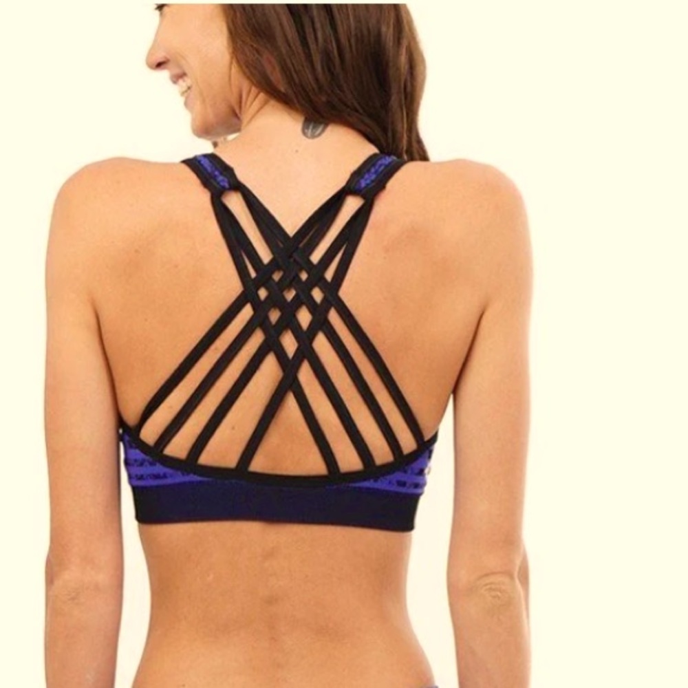 NWT NUX USA Along The Lines Bra color mineral